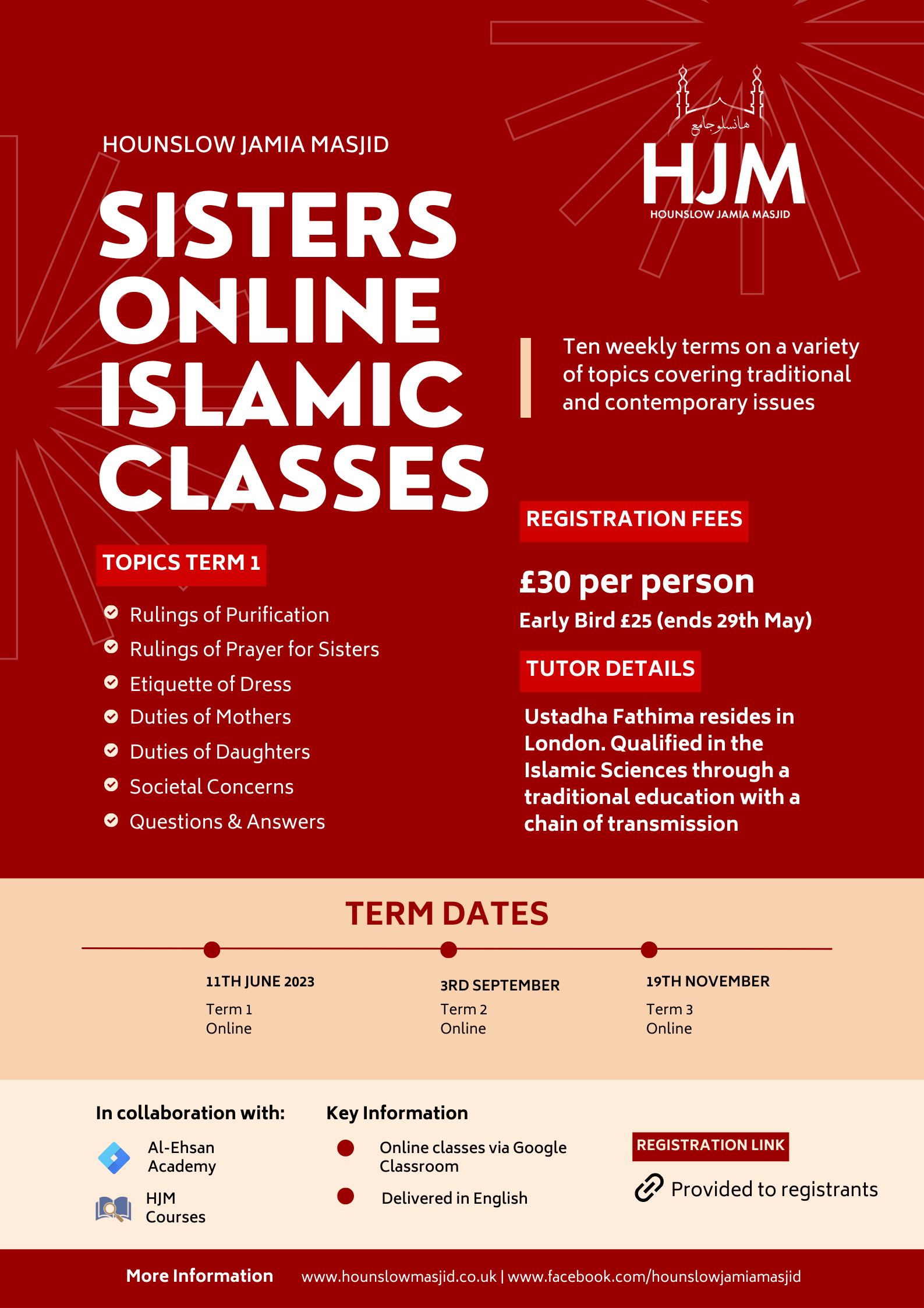 Sisters Online Islamic Classes